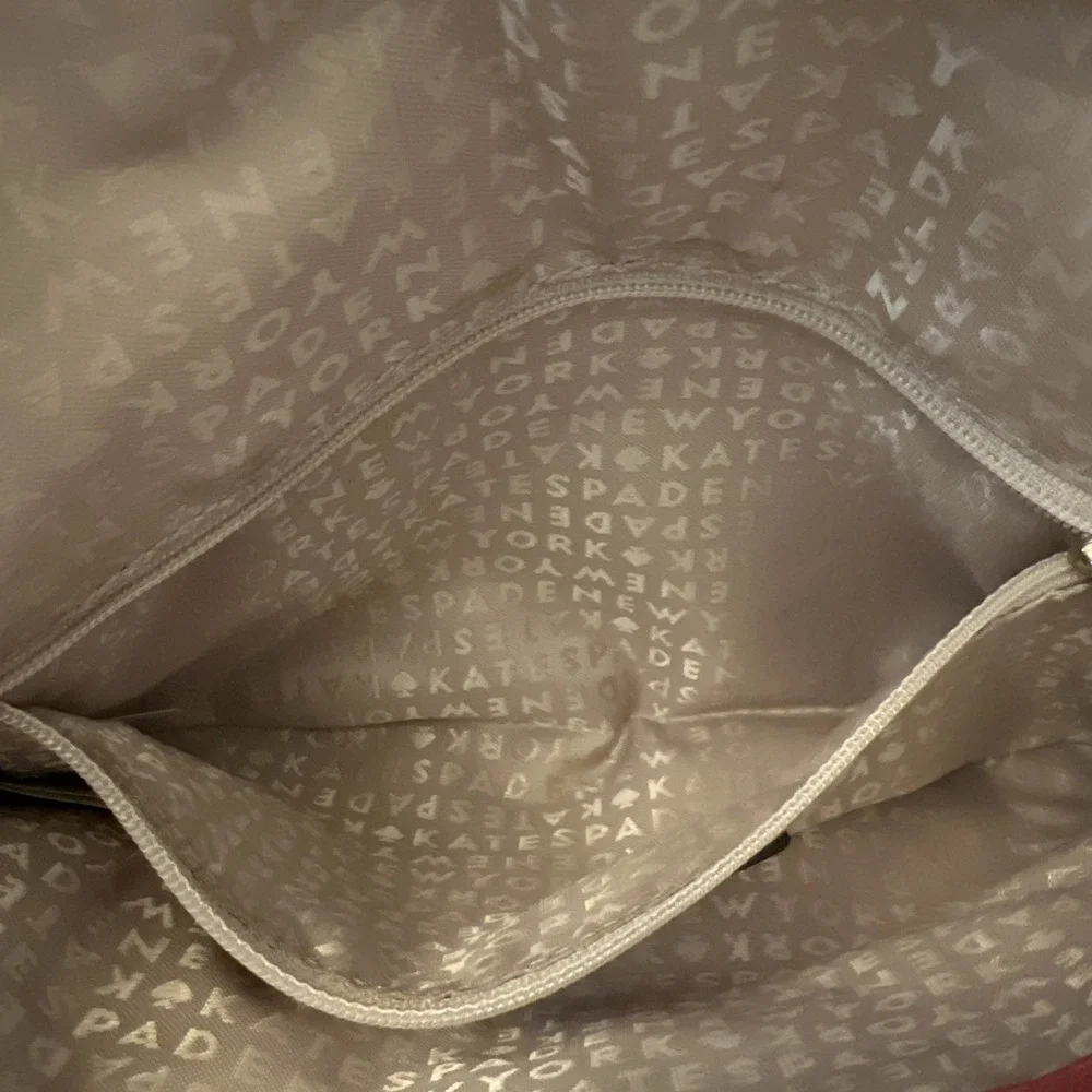 Kate Spade Fremont Place JULIAN Red Coral Leather Purse Crossbody Bag 10 X 6‎